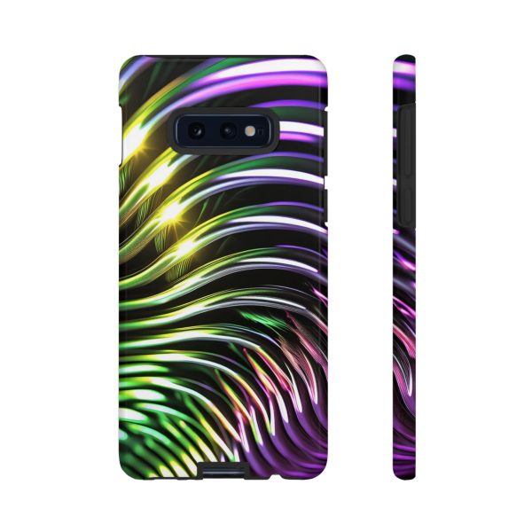 Green and Purple 2 iPhone | Samsung | Samsung Galaxy | Google Pixel - Cell Phone Tough Cases - Image 13