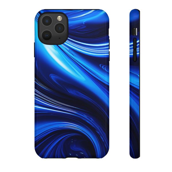 Royal Blue Wave iPhone | Samsung | Samsung Galaxy | Google Pixel - Cell Phone Tough Cases - Image 23