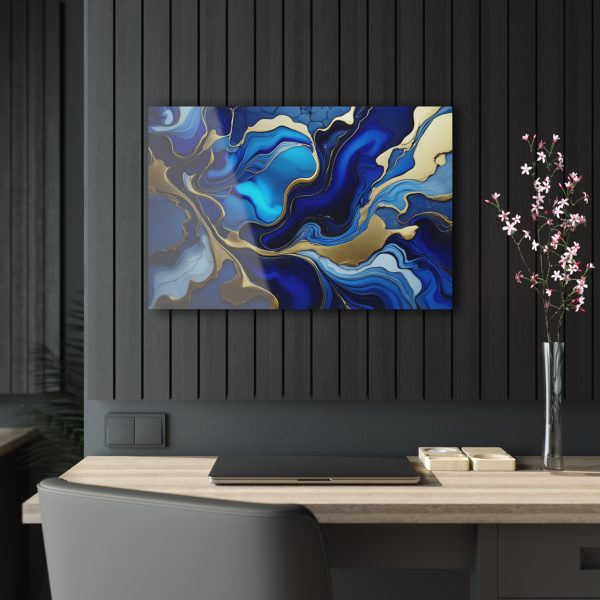 Royal Blue and Gold Acrylic Prints - Image 16