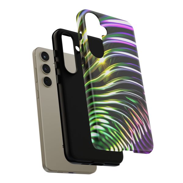 Green and Purple 2 iPhone | Samsung | Samsung Galaxy | Google Pixel - Cell Phone Tough Cases - Image 203