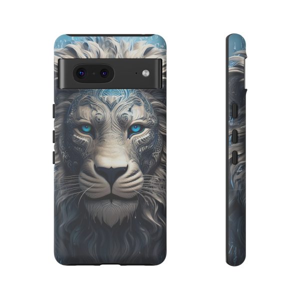 Blue Lion Art iPhone | Google Pixel - Cell Phone Tough Cases - Image 82