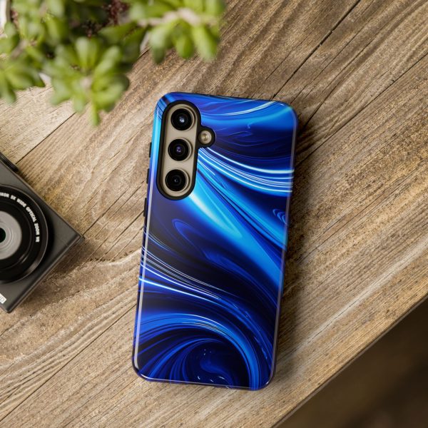 Royal Blue Wave iPhone | Samsung | Samsung Galaxy | Google Pixel - Cell Phone Tough Cases - Image 199