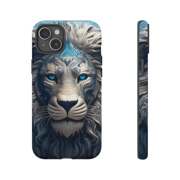 Blue Lion Art iPhone | Google Pixel - Cell Phone Tough Cases - Image 103