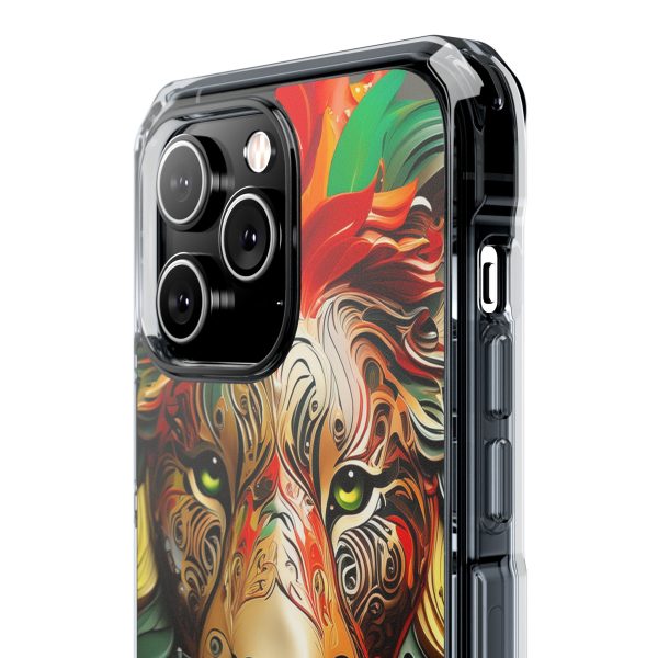 Lion 8 iPhone Magnetic Clear Impact Cases - Image 46