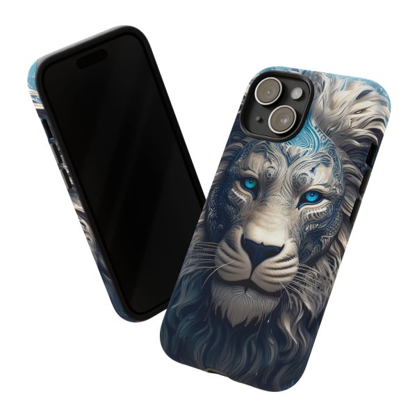 Blue Lion Art iPhone | Google Pixel - Cell Phone Tough Cases - Image 98