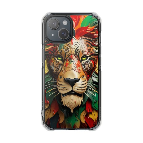 Lion 8 iPhone Magnetic Clear Impact Cases