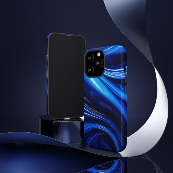 Royal Blue Wave iPhone | Samsung | Samsung Galaxy | Google Pixel - Cell Phone Tough Cases - Image 42