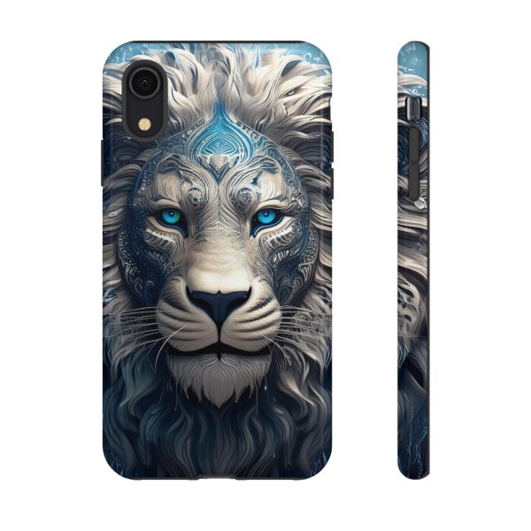 Blue Lion Art iPhone | Google Pixel - Cell Phone Tough Cases - Image 7