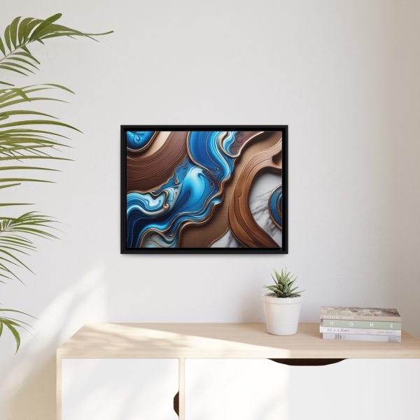 Abstract Wood 3 Matte Canvas, Black Frame - Image 19