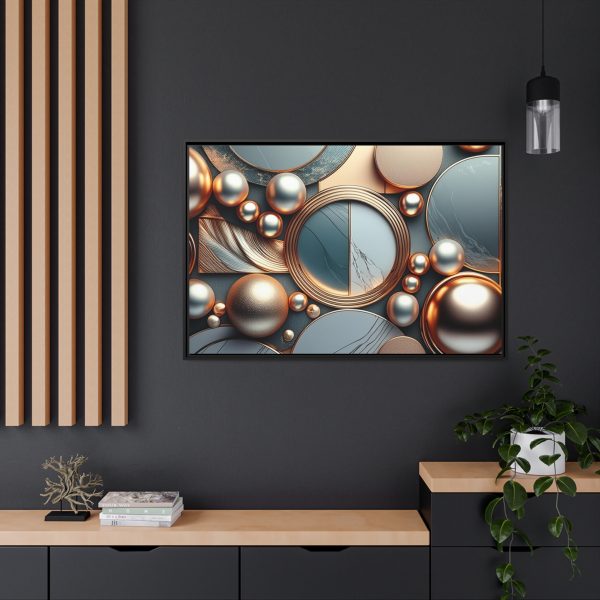 Neutral Colors Abstract 2 Matte Canvas, Black Frame - Image 40