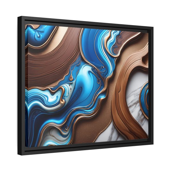 Abstract Wood 3 Matte Canvas, Black Frame - Image 14