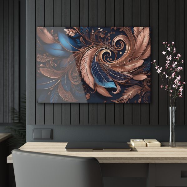 Blue Gold Acrylic Prints - Image 12