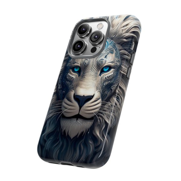 Blue Lion Art iPhone | Google Pixel - Cell Phone Tough Cases - Image 55