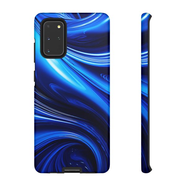 Royal Blue Wave iPhone | Samsung | Samsung Galaxy | Google Pixel - Cell Phone Tough Cases - Image 30