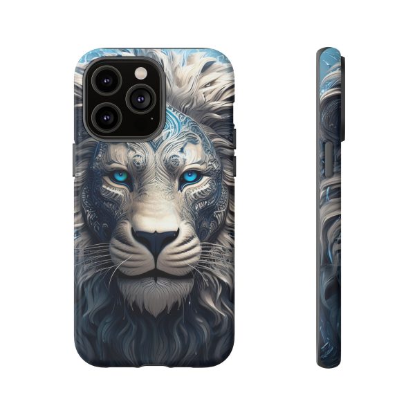 Blue Lion Art iPhone | Google Pixel - Cell Phone Tough Cases - Image 74