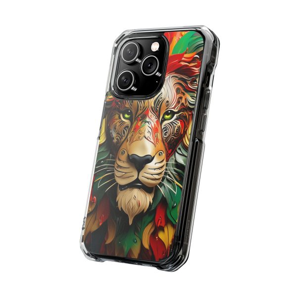 Lion 8 iPhone Magnetic Clear Impact Cases - Image 32