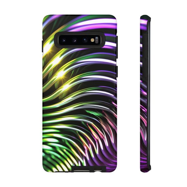 Green and Purple 2 iPhone | Samsung | Samsung Galaxy | Google Pixel - Cell Phone Tough Cases - Image 16