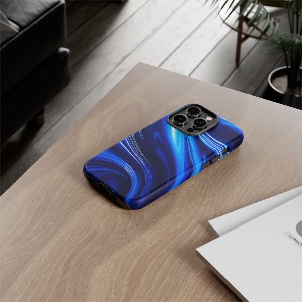 Royal Blue Wave iPhone | Samsung | Samsung Galaxy | Google Pixel - Cell Phone Tough Cases - Image 104