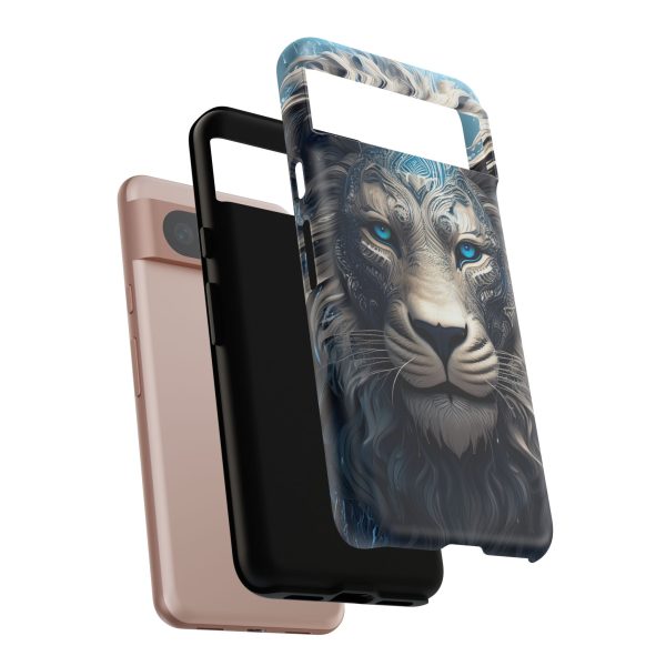 Blue Lion Art iPhone | Google Pixel - Cell Phone Tough Cases - Image 136