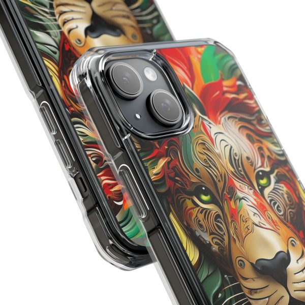 Lion 8 iPhone Magnetic Clear Impact Cases - Image 15