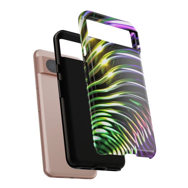 Green and Purple 2 iPhone | Samsung | Samsung Galaxy | Google Pixel - Cell Phone Tough Cases - Image 228