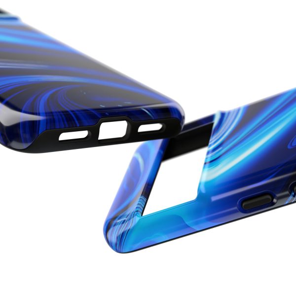 Royal Blue Wave iPhone | Samsung | Samsung Galaxy | Google Pixel - Cell Phone Tough Cases - Image 222