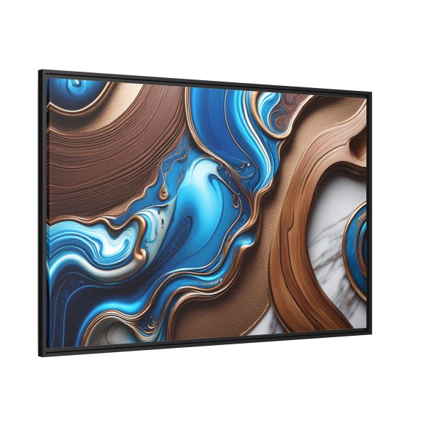 Abstract Wood 3 Matte Canvas, Black Frame - Image 38