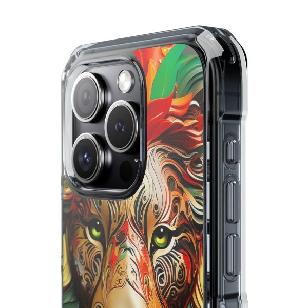 Lion 8 iPhone Magnetic Clear Impact Cases - Image 10