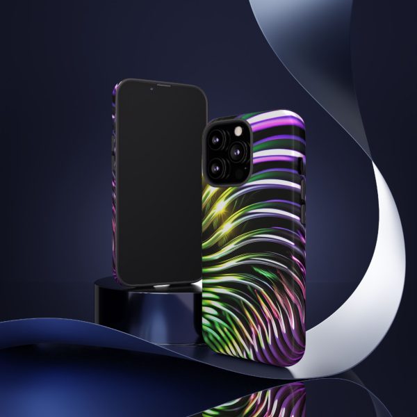 Green and Purple 2 iPhone | Samsung | Samsung Galaxy | Google Pixel - Cell Phone Tough Cases - Image 42