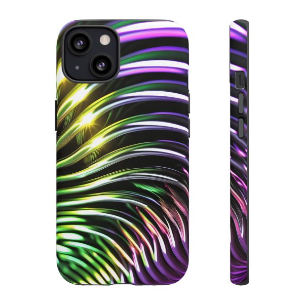 Green and Purple 2 iPhone | Samsung | Samsung Galaxy | Google Pixel - Cell Phone Tough Cases - Image 39