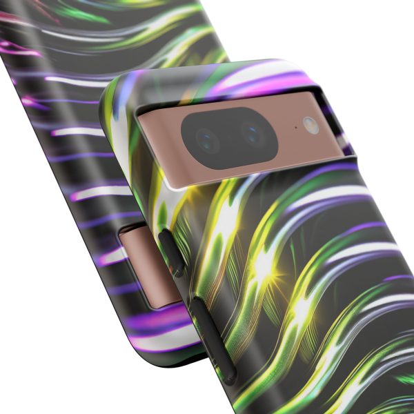 Green and Purple 2 iPhone | Samsung | Samsung Galaxy | Google Pixel - Cell Phone Tough Cases - Image 231