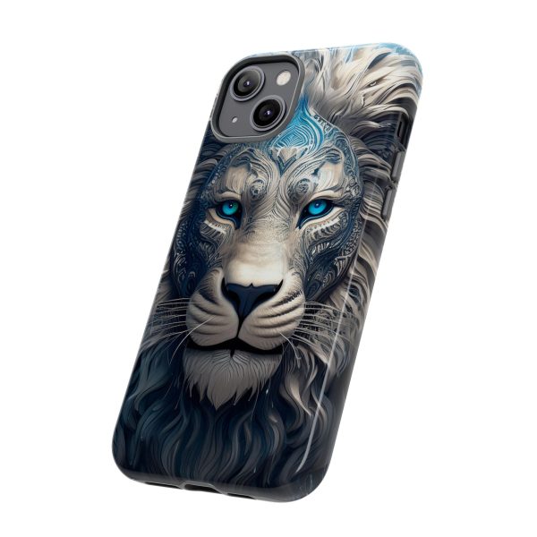 Blue Lion Art iPhone | Google Pixel - Cell Phone Tough Cases - Image 63