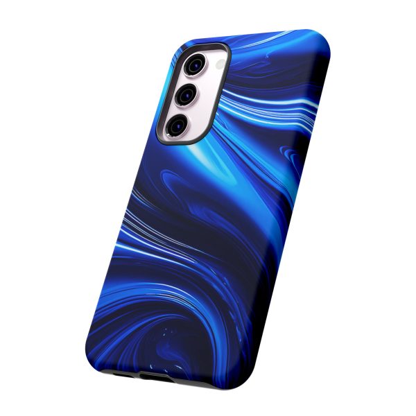 Royal Blue Wave iPhone | Samsung | Samsung Galaxy | Google Pixel - Cell Phone Tough Cases - Image 134