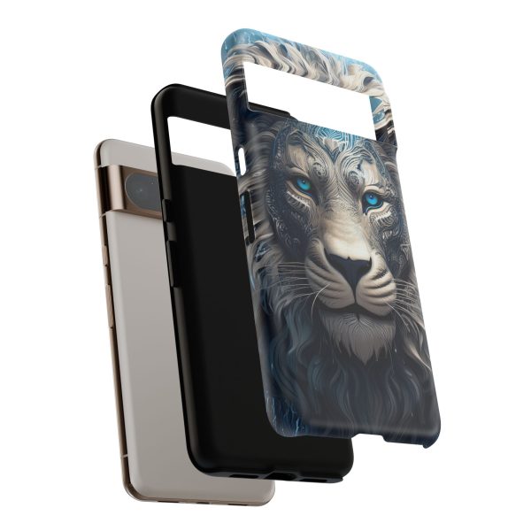 Blue Lion Art iPhone | Google Pixel - Cell Phone Tough Cases - Image 126