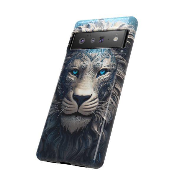 Blue Lion Art iPhone | Google Pixel - Cell Phone Tough Cases - Image 87