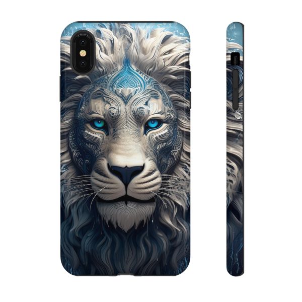 Blue Lion Art iPhone | Google Pixel - Cell Phone Tough Cases - Image 11