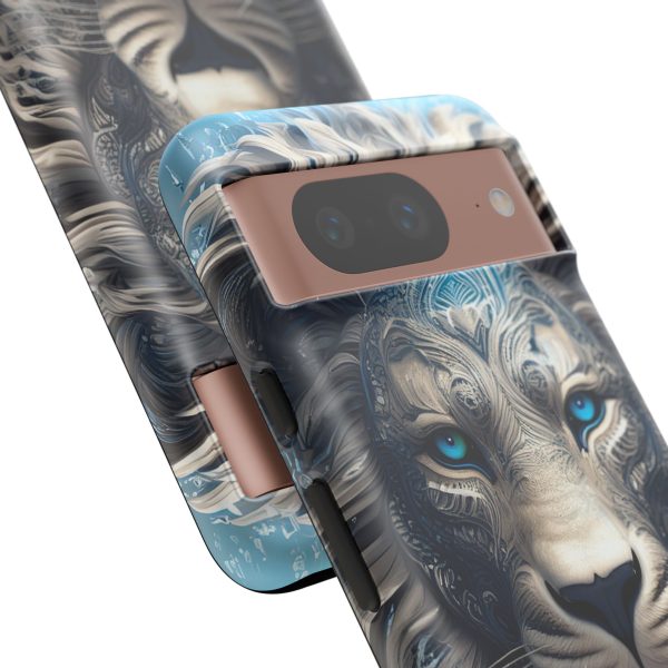 Blue Lion Art iPhone | Google Pixel - Cell Phone Tough Cases - Image 134