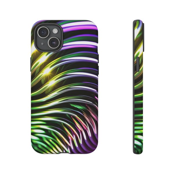 Green and Purple 2 iPhone | Samsung | Samsung Galaxy | Google Pixel - Cell Phone Tough Cases - Image 170