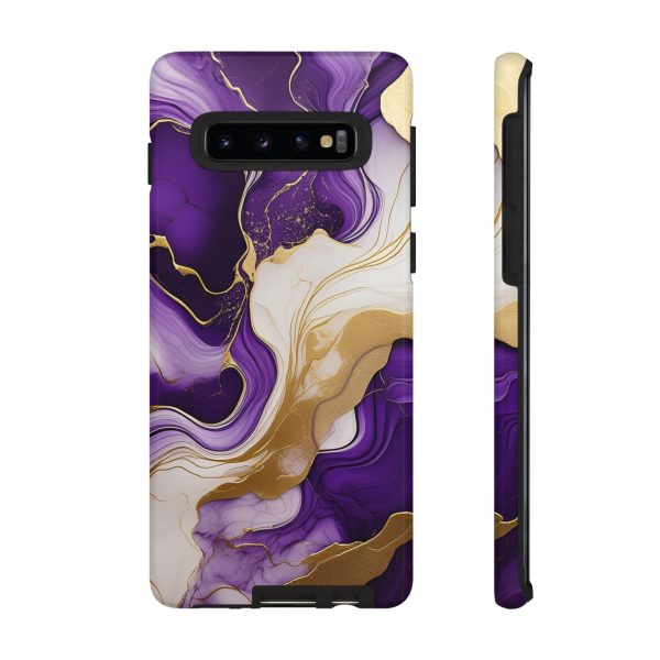 Purple and Gold 2 iPhone | Samsung | Samsung Galaxy | Google Pixel - Cell Phone Tough Cases - Image 16