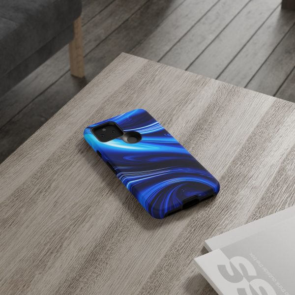 Royal Blue Wave iPhone | Samsung | Samsung Galaxy | Google Pixel - Cell Phone Tough Cases - Image 64