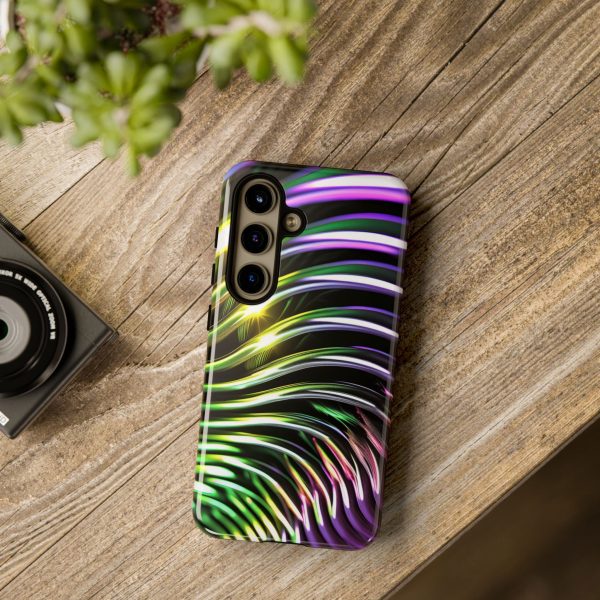 Green and Purple 2 iPhone | Samsung | Samsung Galaxy | Google Pixel - Cell Phone Tough Cases - Image 189