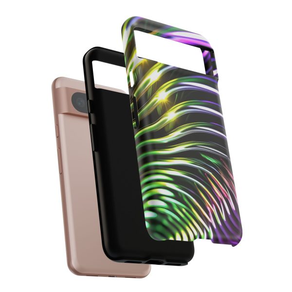 Green and Purple 2 iPhone | Samsung | Samsung Galaxy | Google Pixel - Cell Phone Tough Cases - Image 233