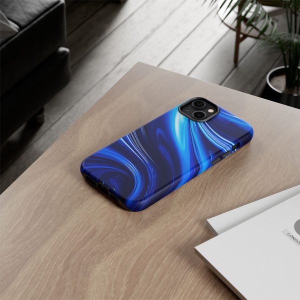 Royal Blue Wave iPhone | Samsung | Samsung Galaxy | Google Pixel - Cell Phone Tough Cases - Image 112