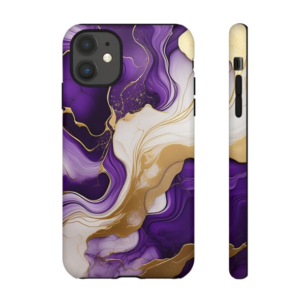 Purple and Gold 2 iPhone | Samsung | Samsung Galaxy | Google Pixel - Cell Phone Tough Cases - Image 20