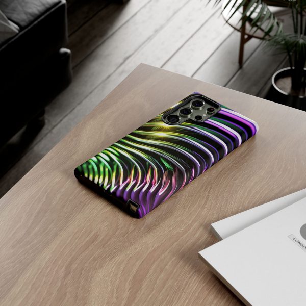 Green and Purple 2 iPhone | Samsung | Samsung Galaxy | Google Pixel - Cell Phone Tough Cases - Image 144