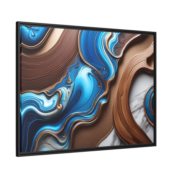 Abstract Wood 3 Matte Canvas, Black Frame - Image 34