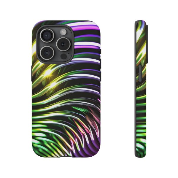 Green and Purple 2 iPhone | Samsung | Samsung Galaxy | Google Pixel - Cell Phone Tough Cases - Image 176