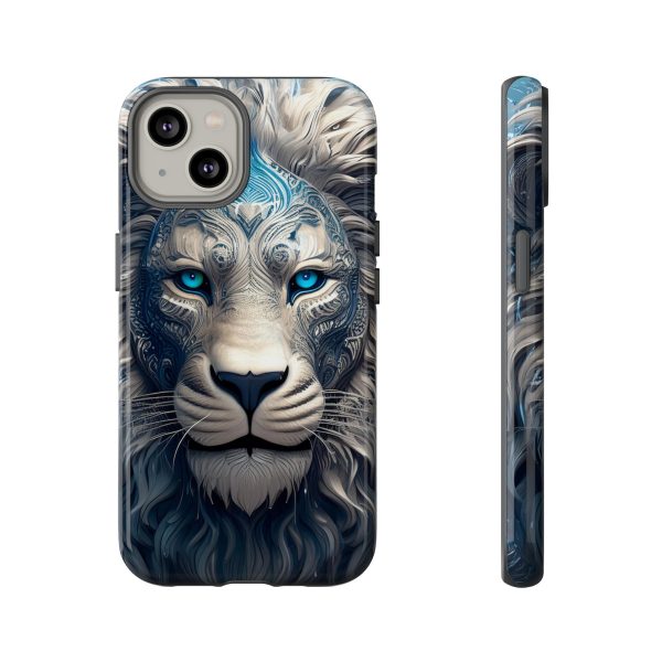 Blue Lion Art iPhone | Google Pixel - Cell Phone Tough Cases - Image 46