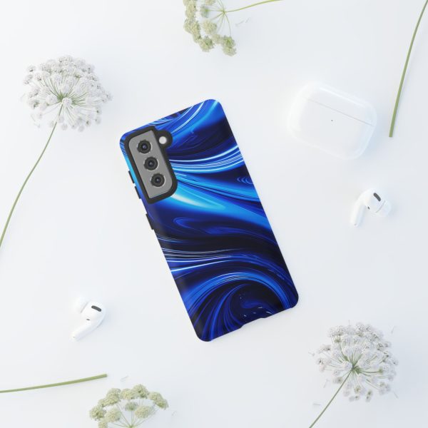 Royal Blue Wave iPhone | Samsung | Samsung Galaxy | Google Pixel - Cell Phone Tough Cases - Image 52