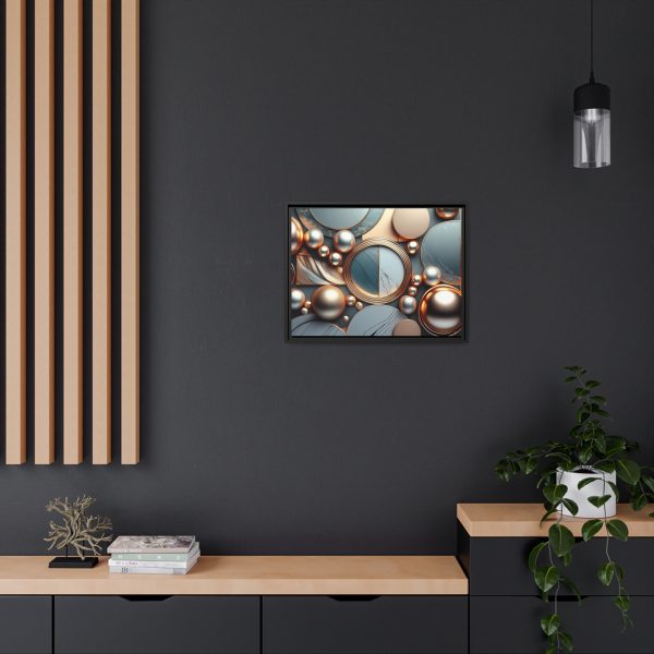 Neutral Colors Abstract 2 Matte Canvas, Black Frame - Image 20